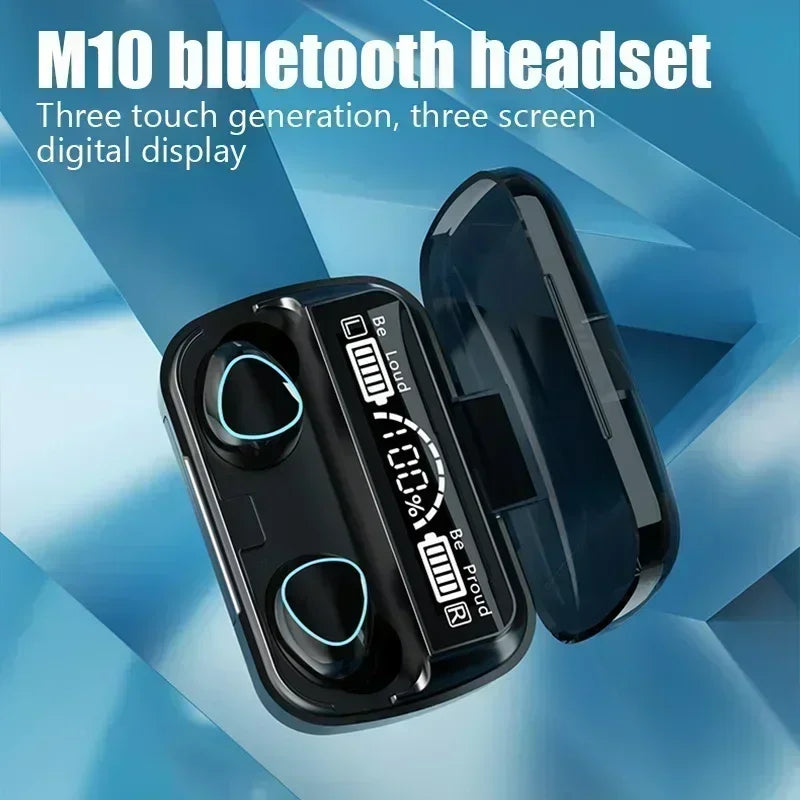 Wireless Bluetooth Earbuds with LED Display