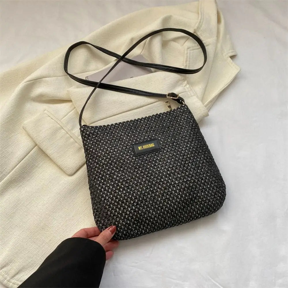 Women's Summer Straw Crossbody Bag