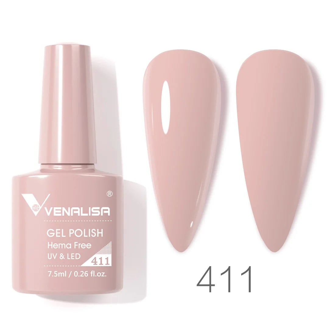 طلاء الأظافر الجل الخالي من مادة الهيما Venalisa VIP4 – سعة 7.5 مل