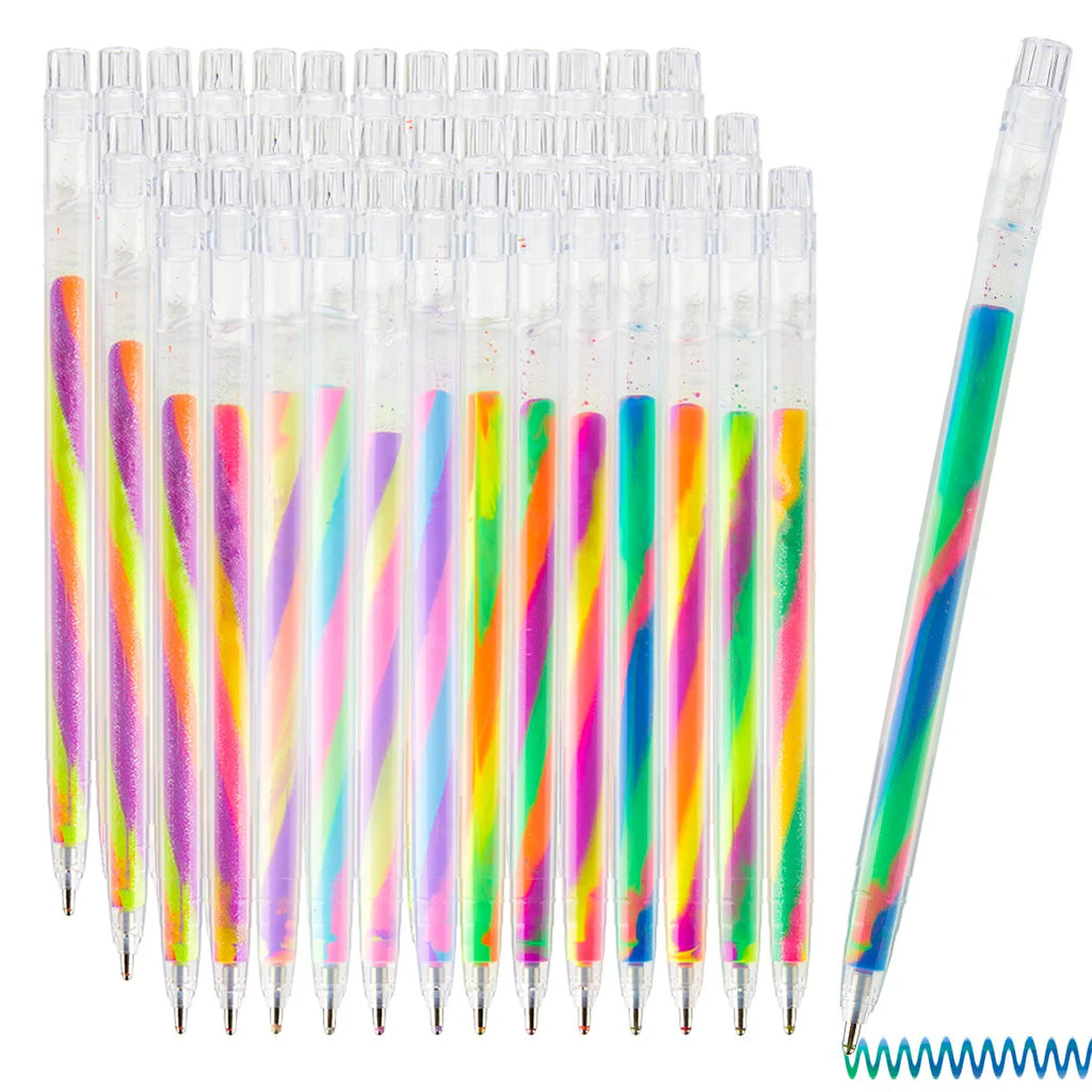 6/18-Color Rainbow Gel Pen Set