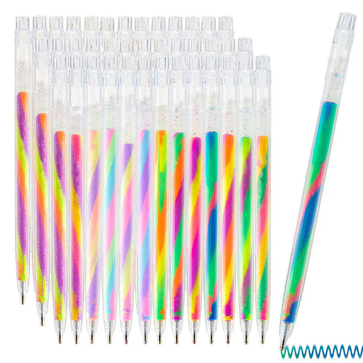6/18-Color Rainbow Gel Pen Set