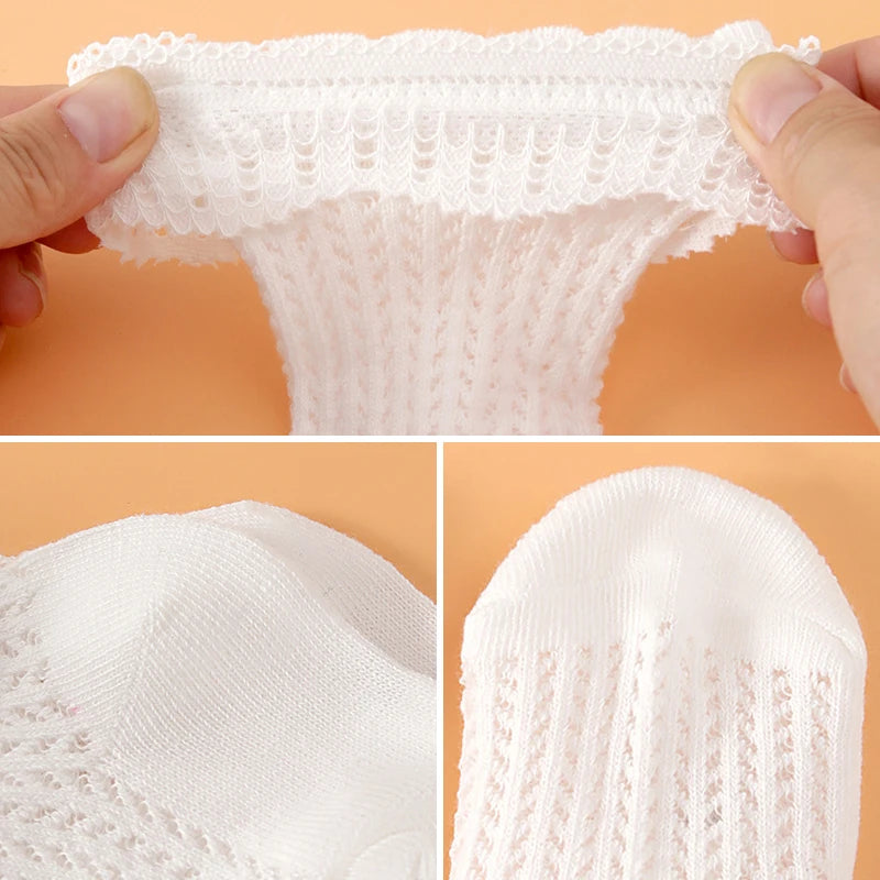 Princess Lace Knee-High Baby Socks