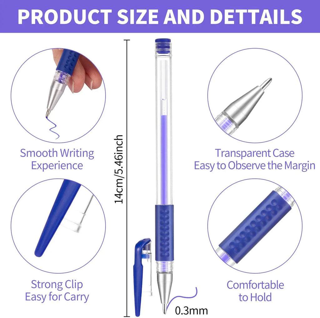 25-Piece 0.5mm Gel Pen Refill Set