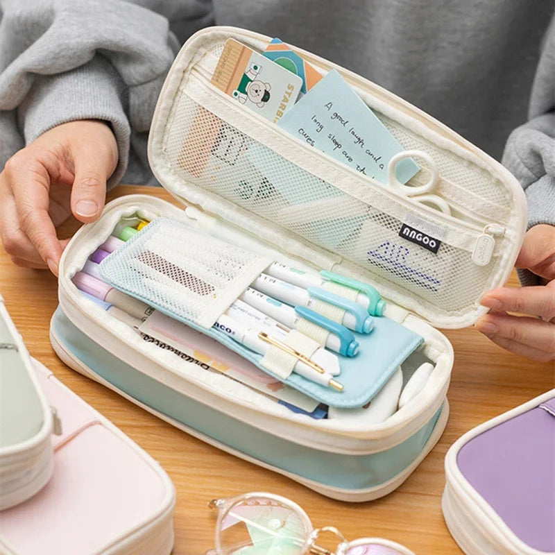 Cute Foldable Large Capacity Pencil Case