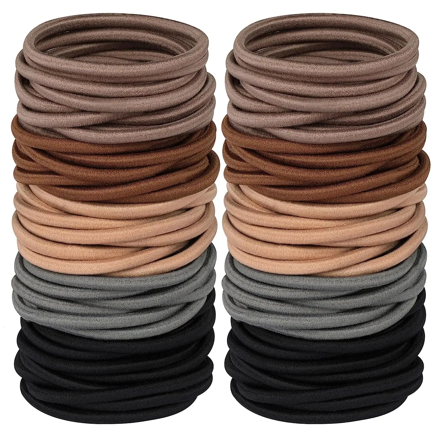 20/50/100-Piece Elastic Hair Ties Set