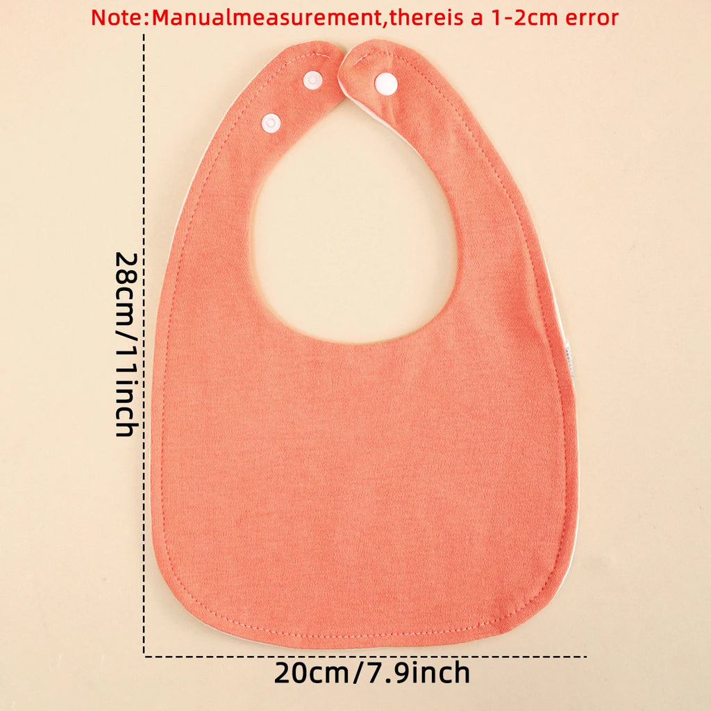 2/3-Piece Adjustable Cotton Baby Bib Set
