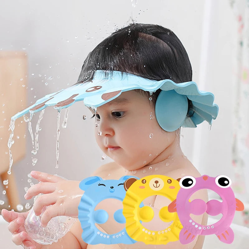 Adjustable Baby Shampoo Shower Cap