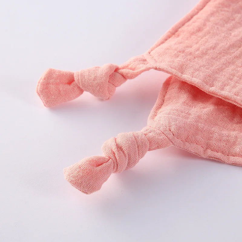 Baby Muslin Comfort Blanket with Plush Animal