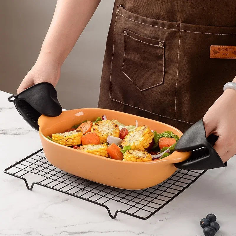 Silicone Heat-Resistant Pinch Mitts – 2 Pack