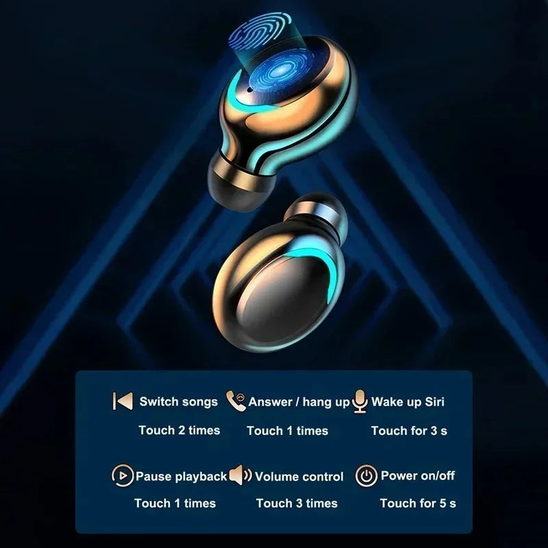 Wireless Bluetooth Earbuds with Touch Control