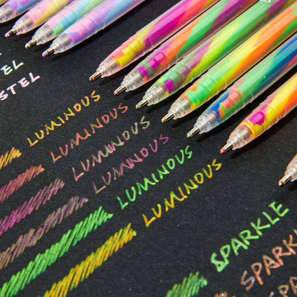 6/18-Color Rainbow Gel Pen Set
