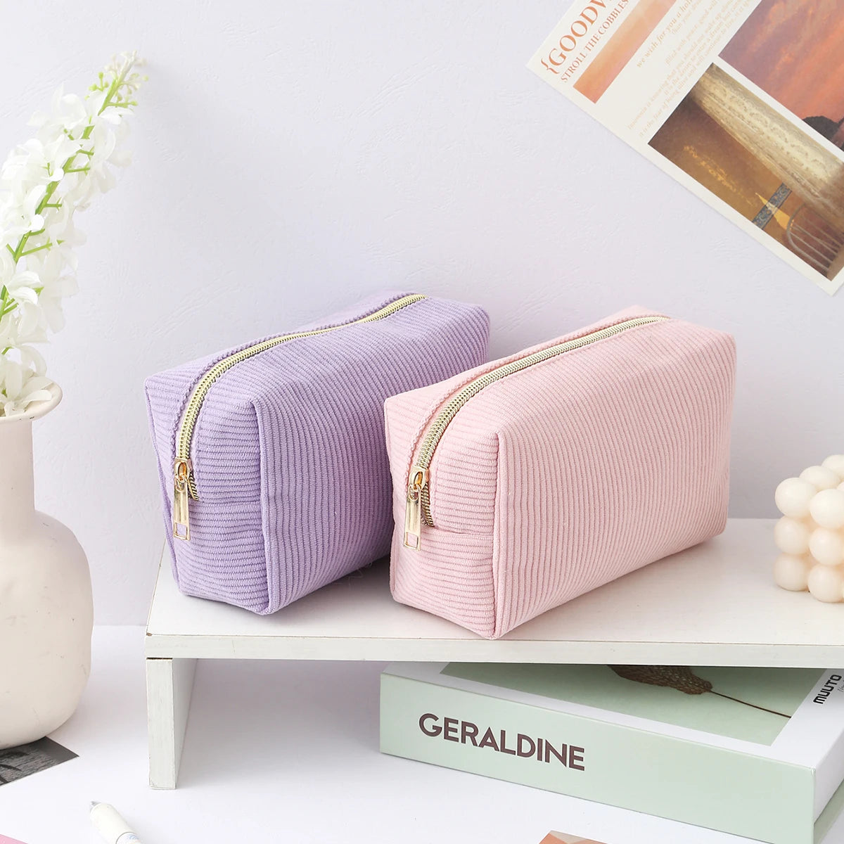 Vertical Stripe Pencil Case