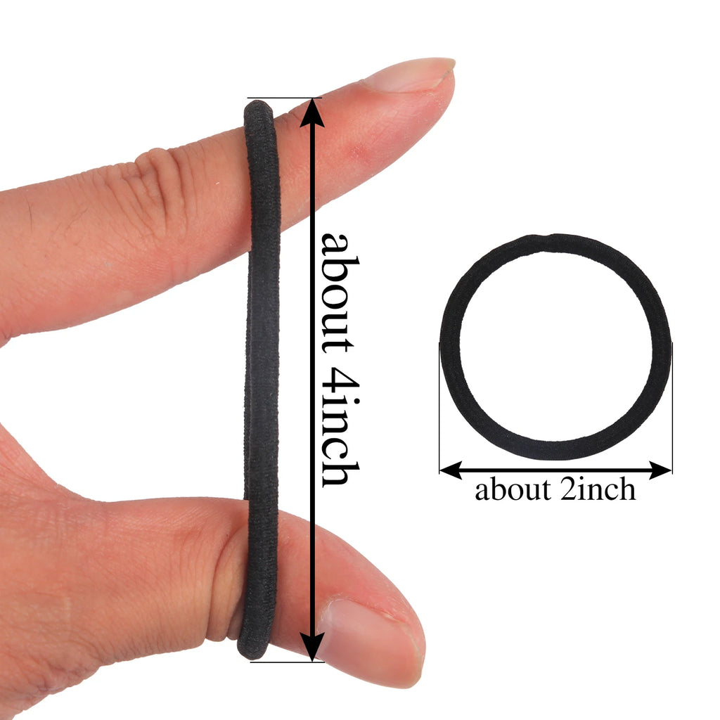 20/50/100-Piece Elastic Hair Ties Set