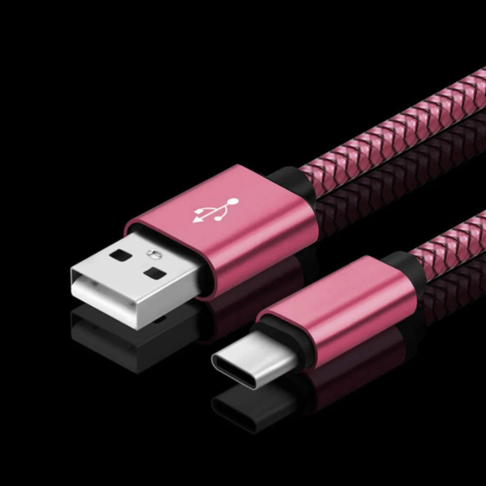 كابل شحن USB-A مضفر بقوة 12 واط إلى USB-C