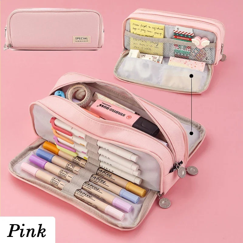 Cute Foldable Large Capacity Pencil Case