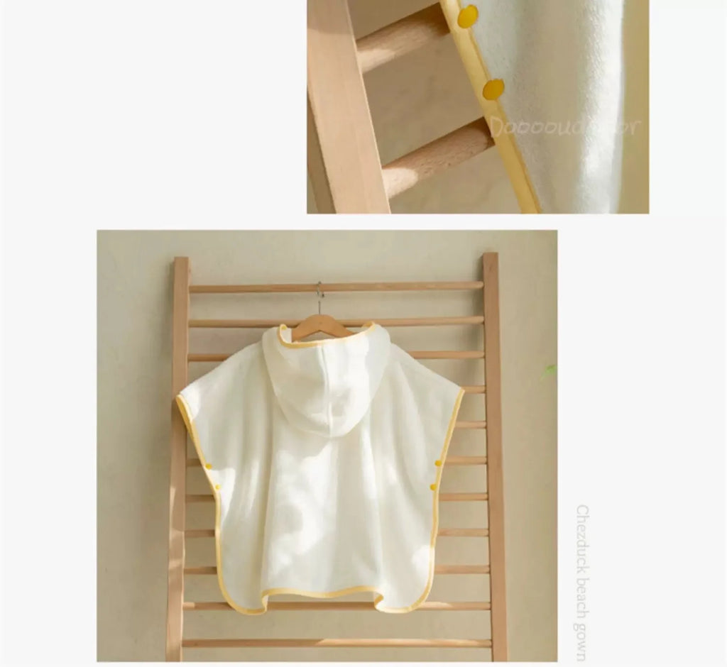 Hooded Baby Bath Towel & Wrap Blanket