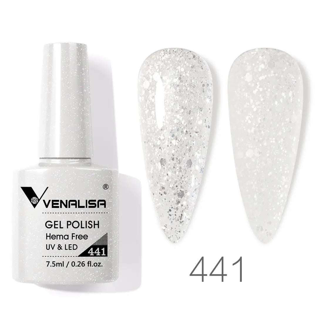 طلاء الأظافر الجل الخالي من مادة الهيما Venalisa VIP4 – سعة 7.5 مل
