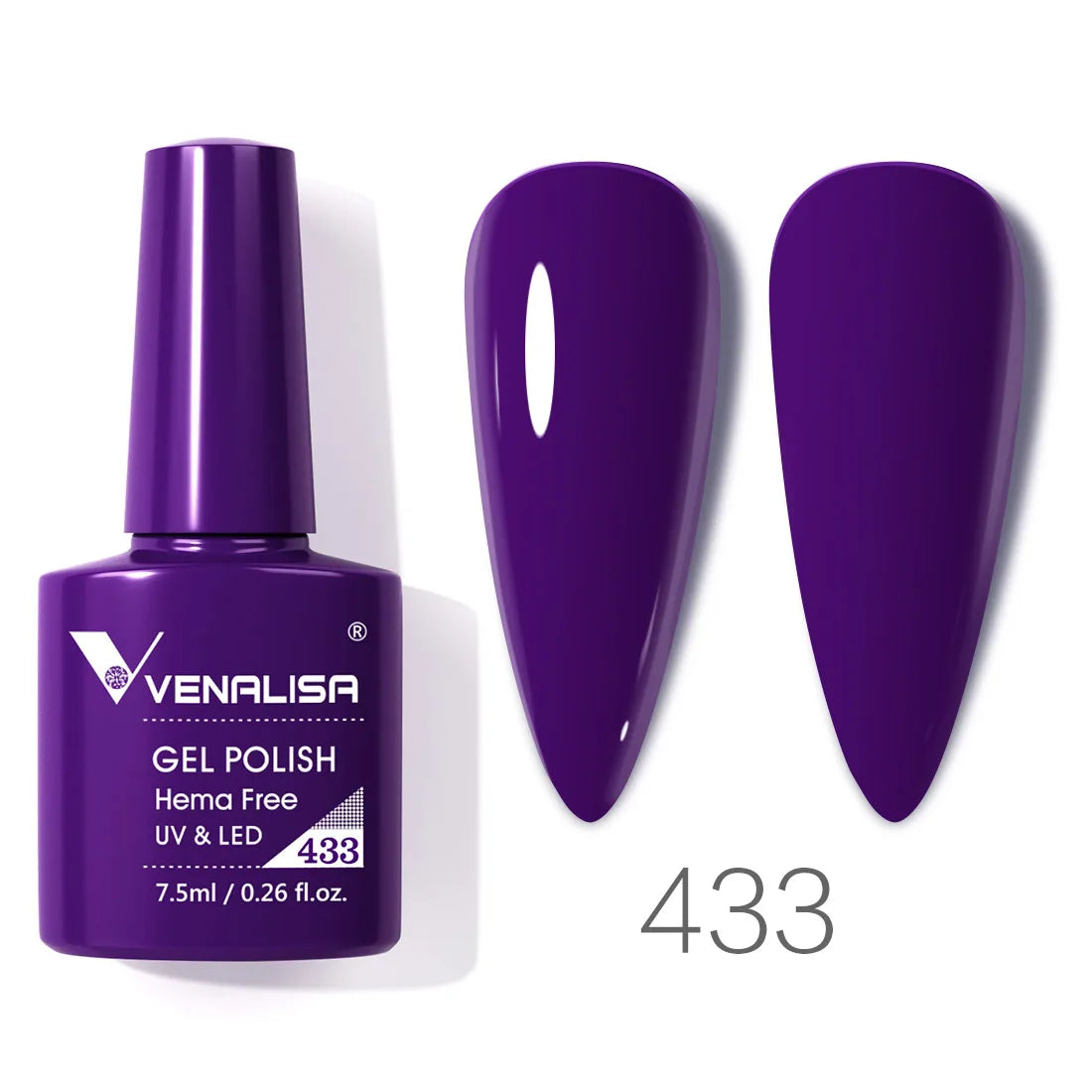 طلاء الأظافر الجل الخالي من مادة الهيما Venalisa VIP4 – سعة 7.5 مل