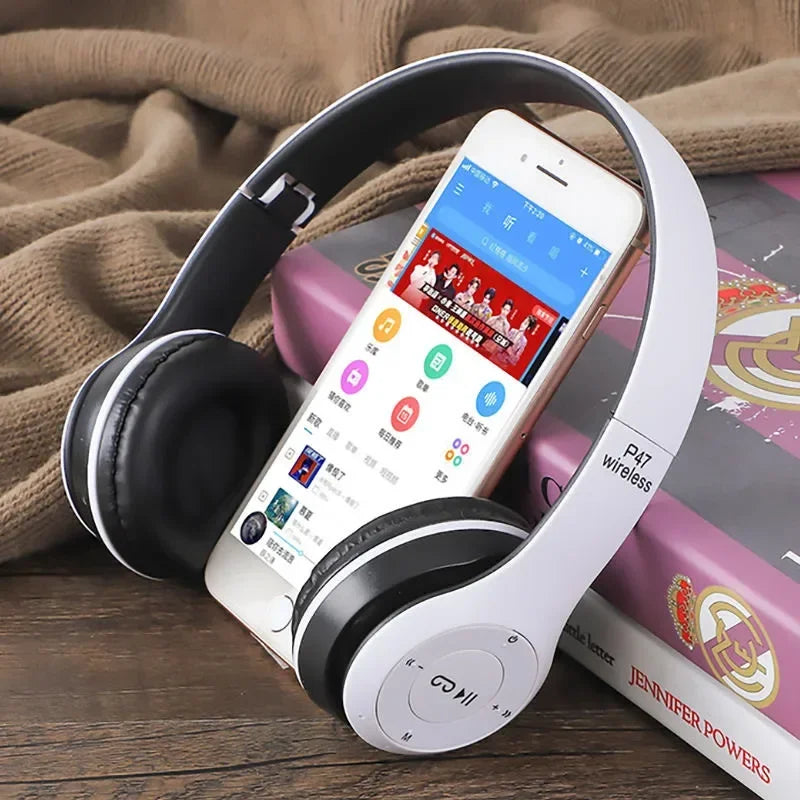 P47 Foldable Wireless Bluetooth Headphones
