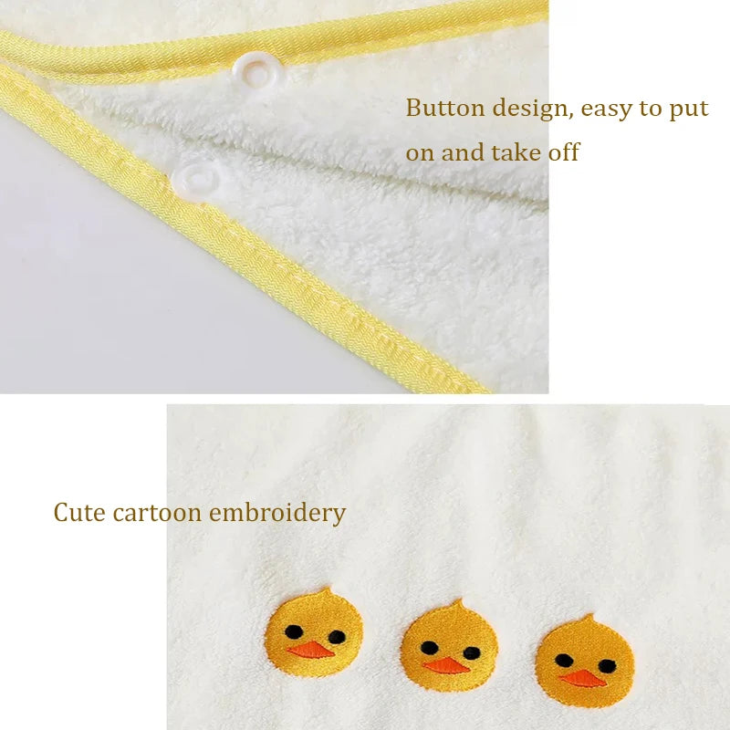 Hooded Baby Bath Towel & Wrap Blanket