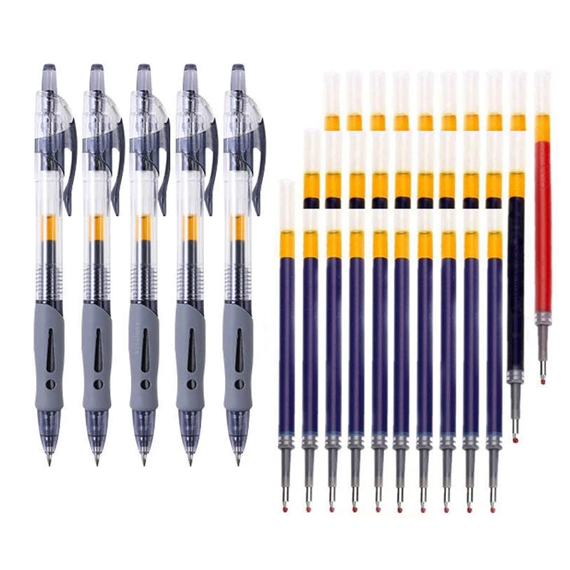 0.5mm Retractable Gel Pen Set