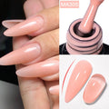 MEET ACROSS Glitter Rubber Base Gel Polish – 7 ml