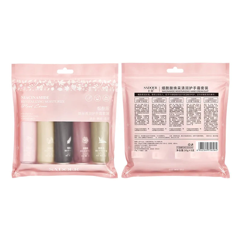5-Piece Moisturizing Hand Cream Set