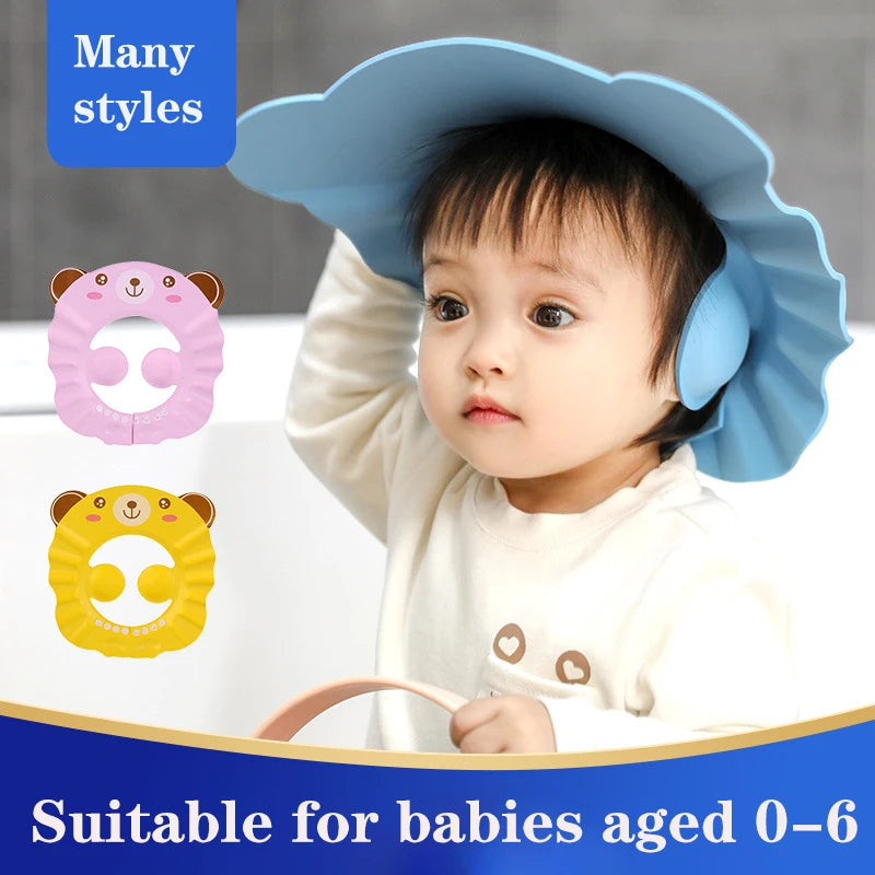 Adjustable Baby Shampoo Shower Cap