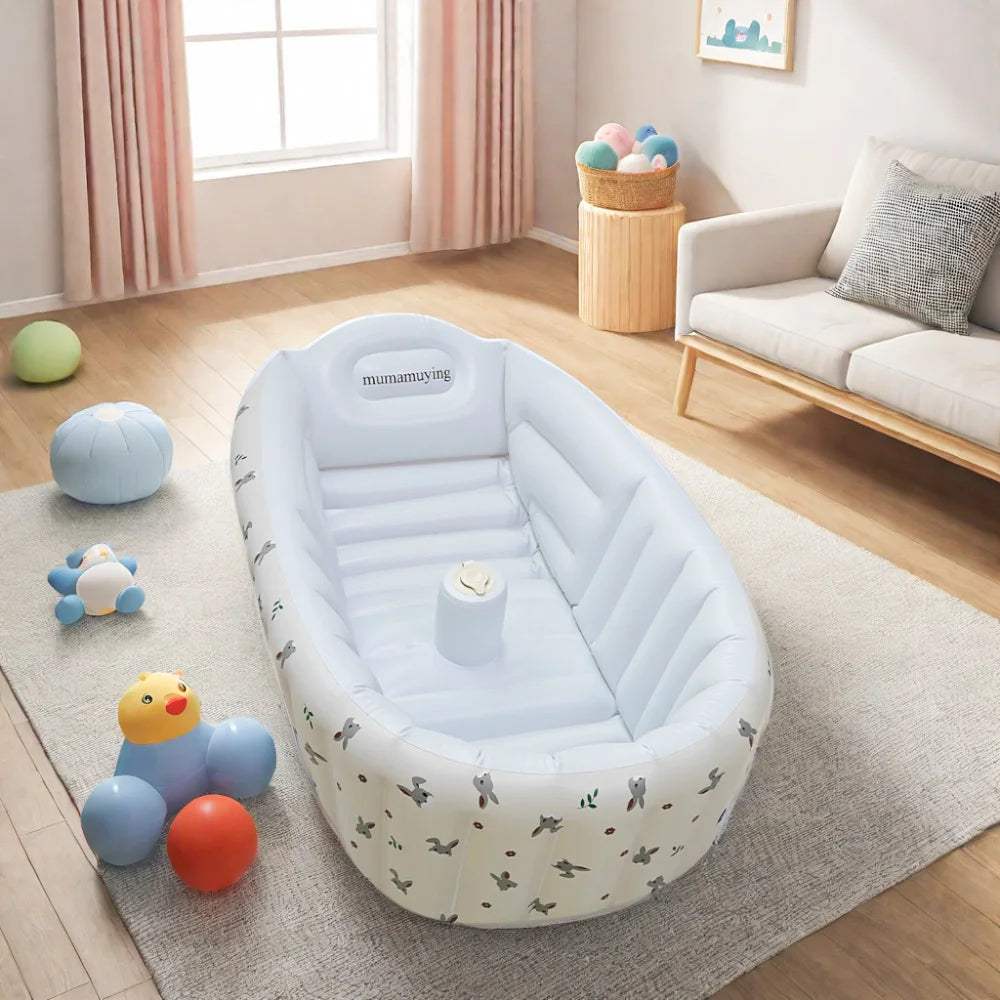 Inflatable Baby Swimming Pool & Bathtub