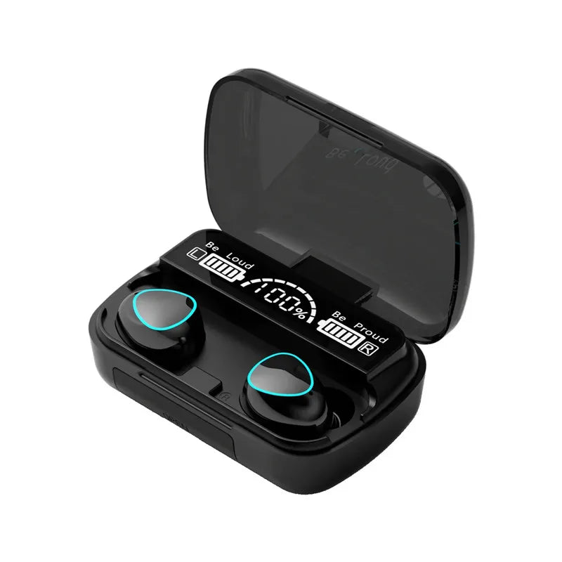 Wireless Bluetooth Earbuds with LED Display