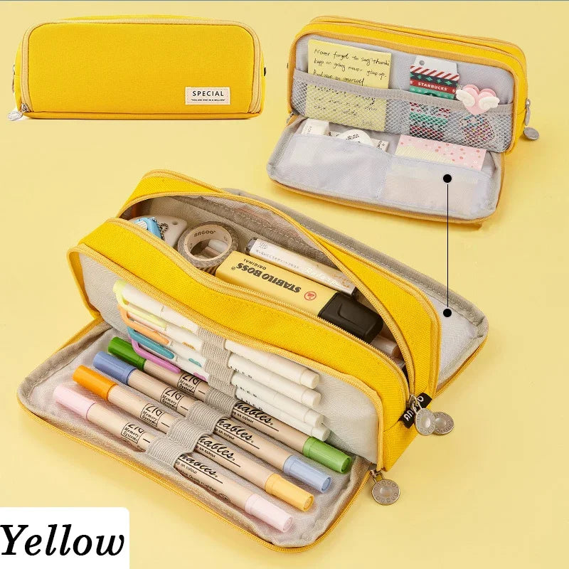 Cute Foldable Large Capacity Pencil Case