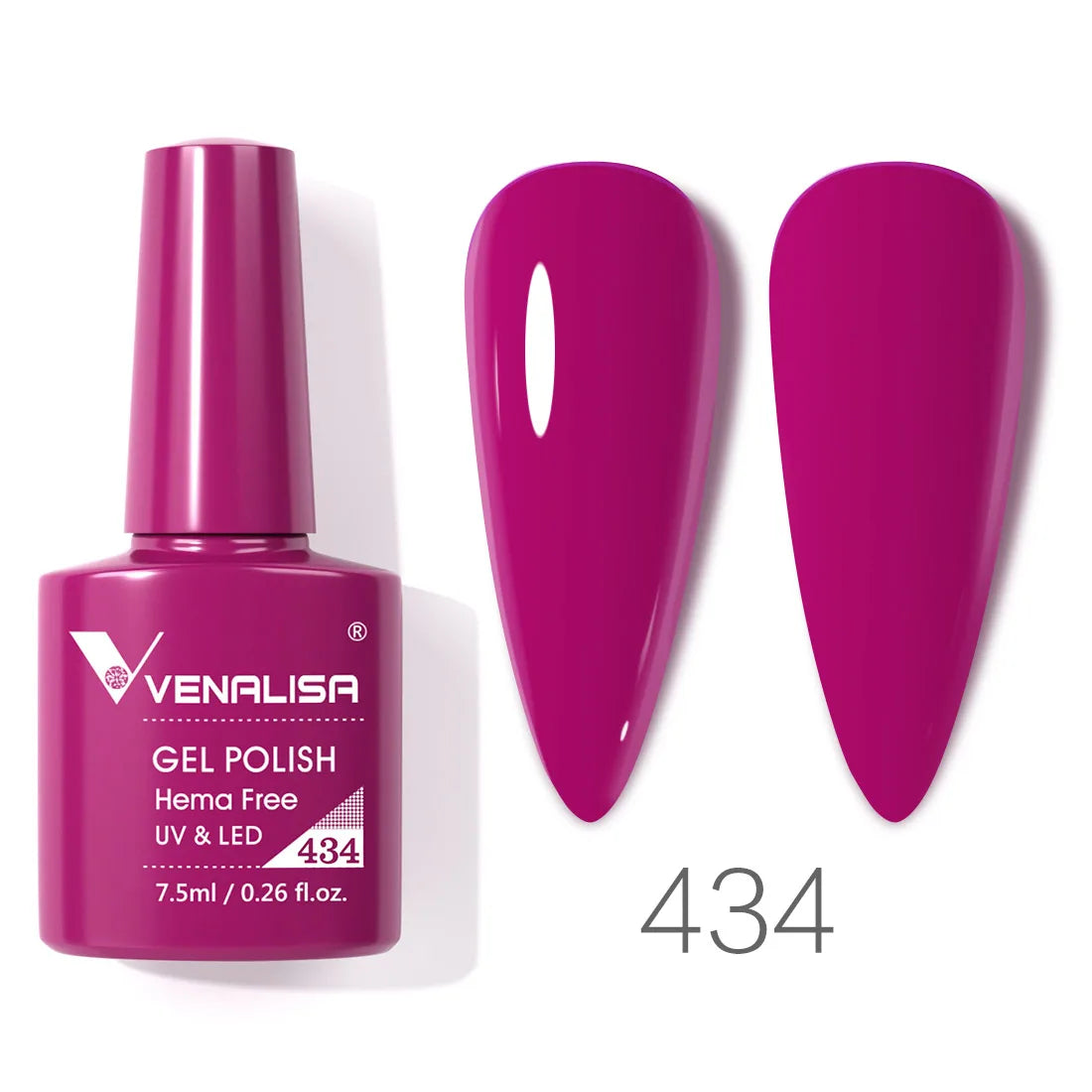 طلاء الأظافر الجل الخالي من مادة الهيما Venalisa VIP4 – سعة 7.5 مل