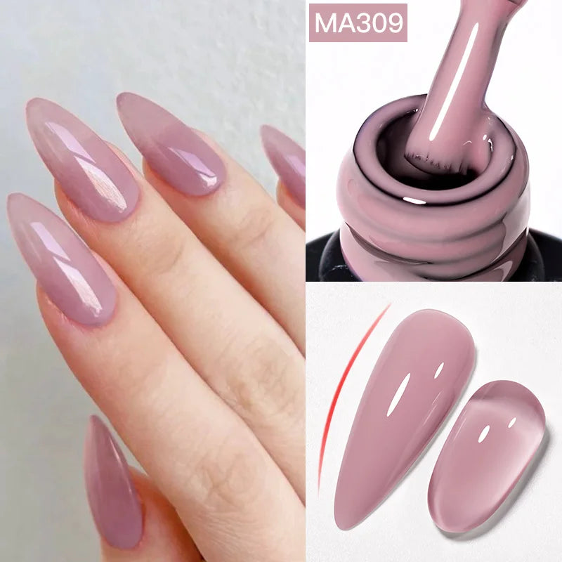 طلاء جل مييت أكروس بقاعدة مطاطية لامعة – 7 مل