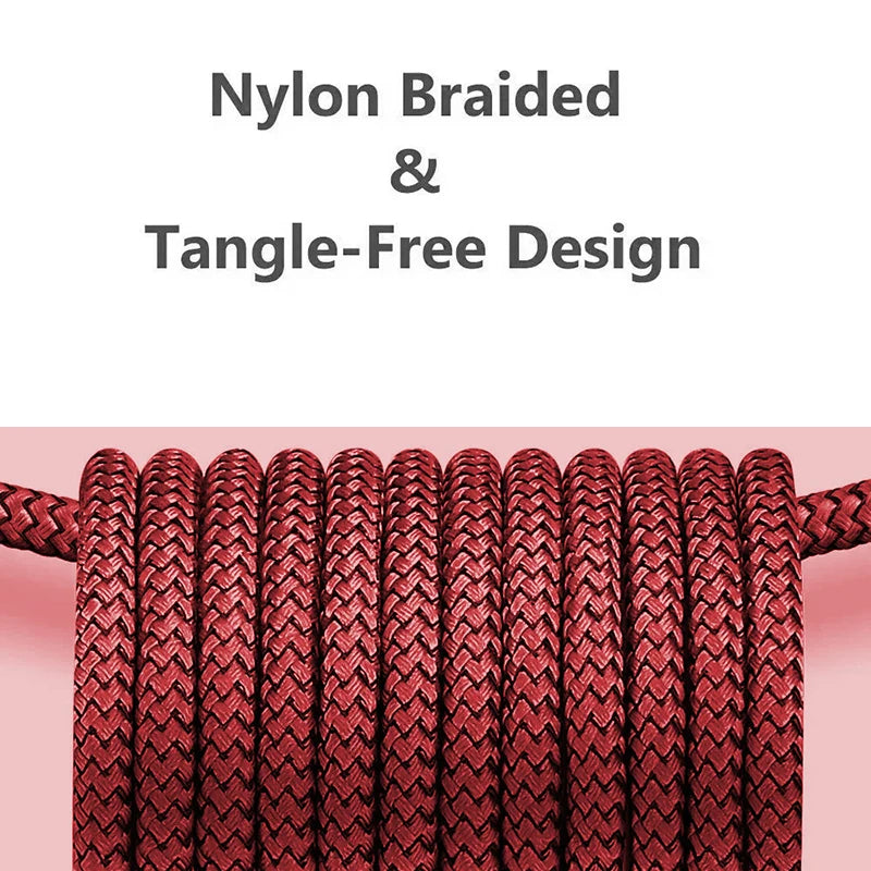 12W Braided USB-A to Type-C Charging Cable