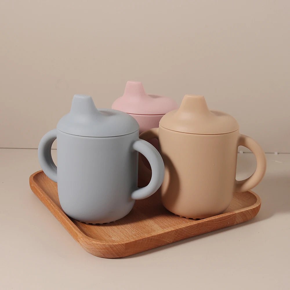 Personalized Silicone Baby Sippy Cup