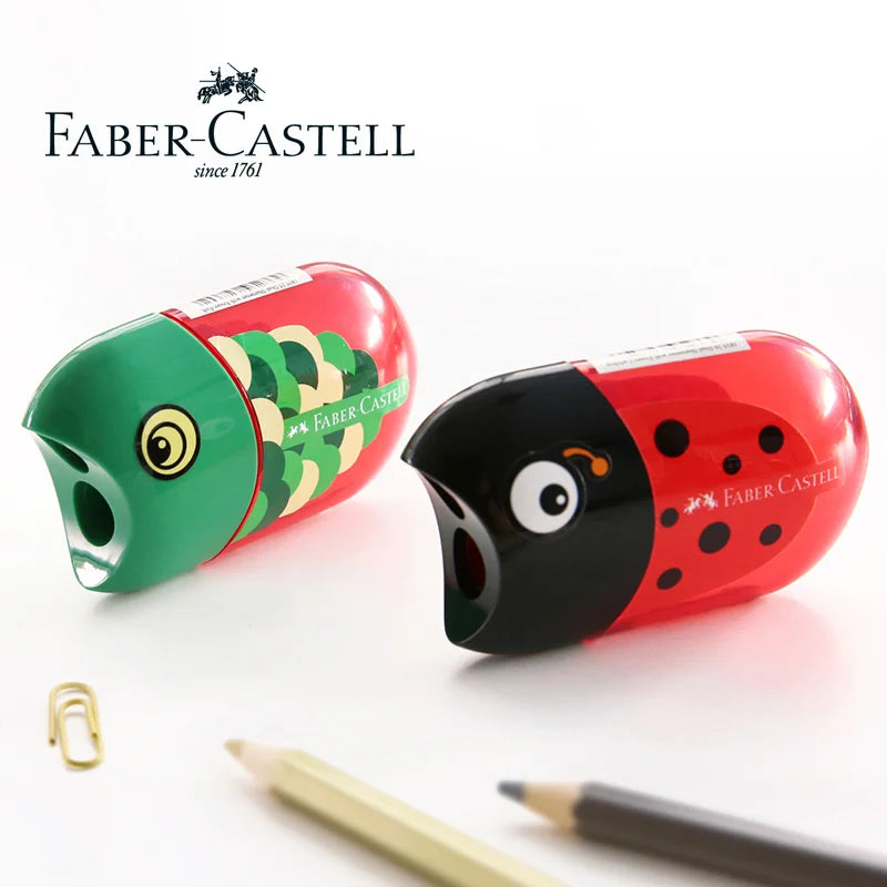 Faber-Castell Double Hole Pencil Sharpener with Eraser