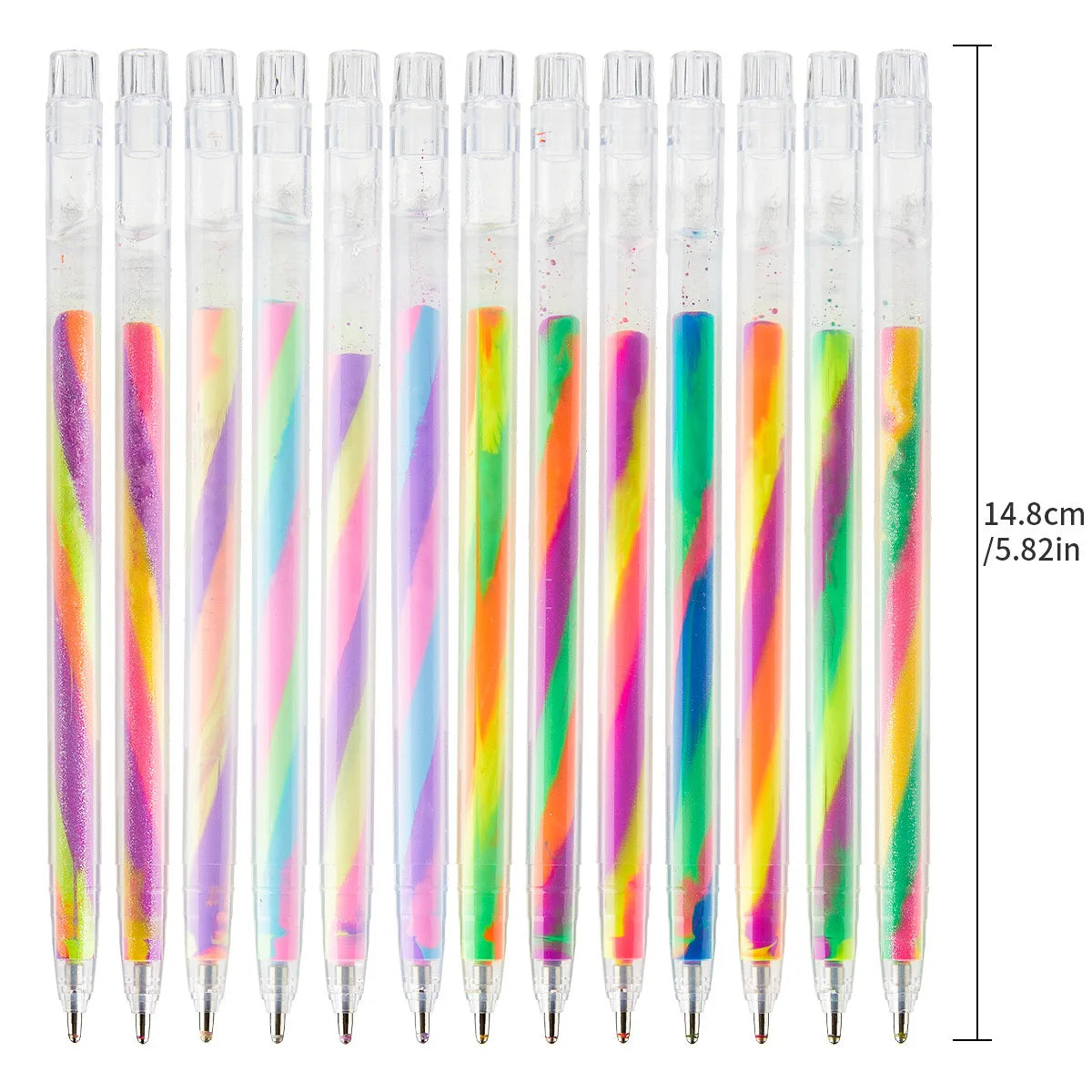 6/18-Color Rainbow Gel Pen Set