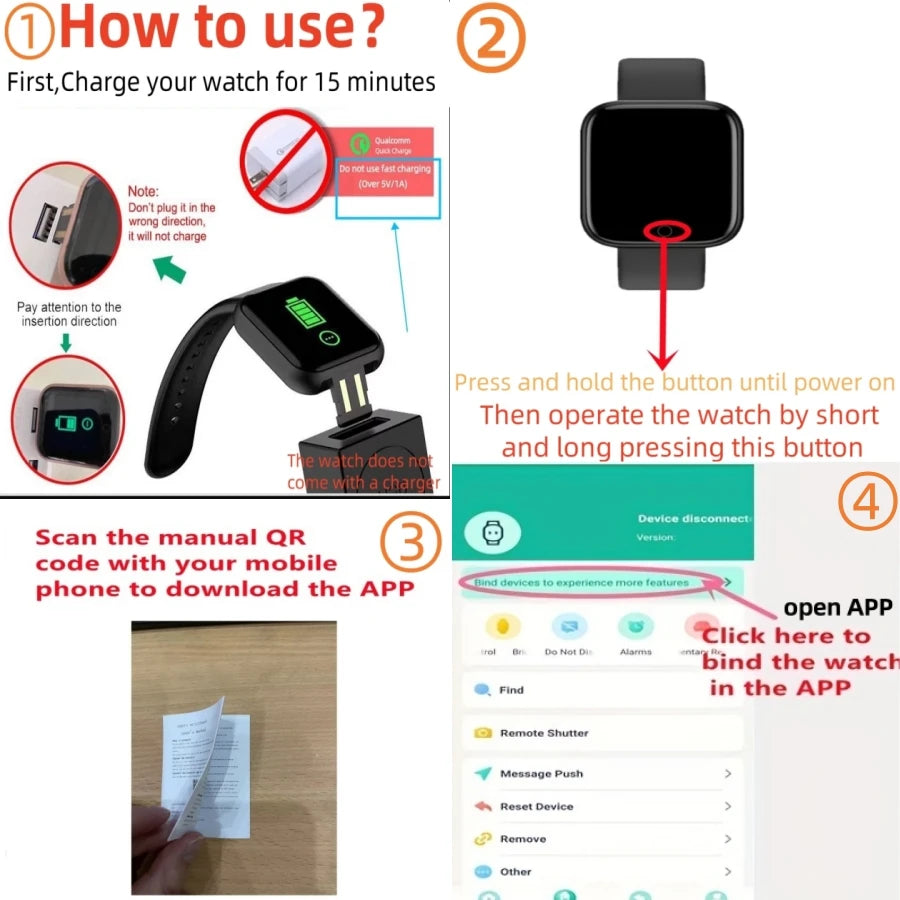 D13 Multifunctional Bluetooth Smartwatch