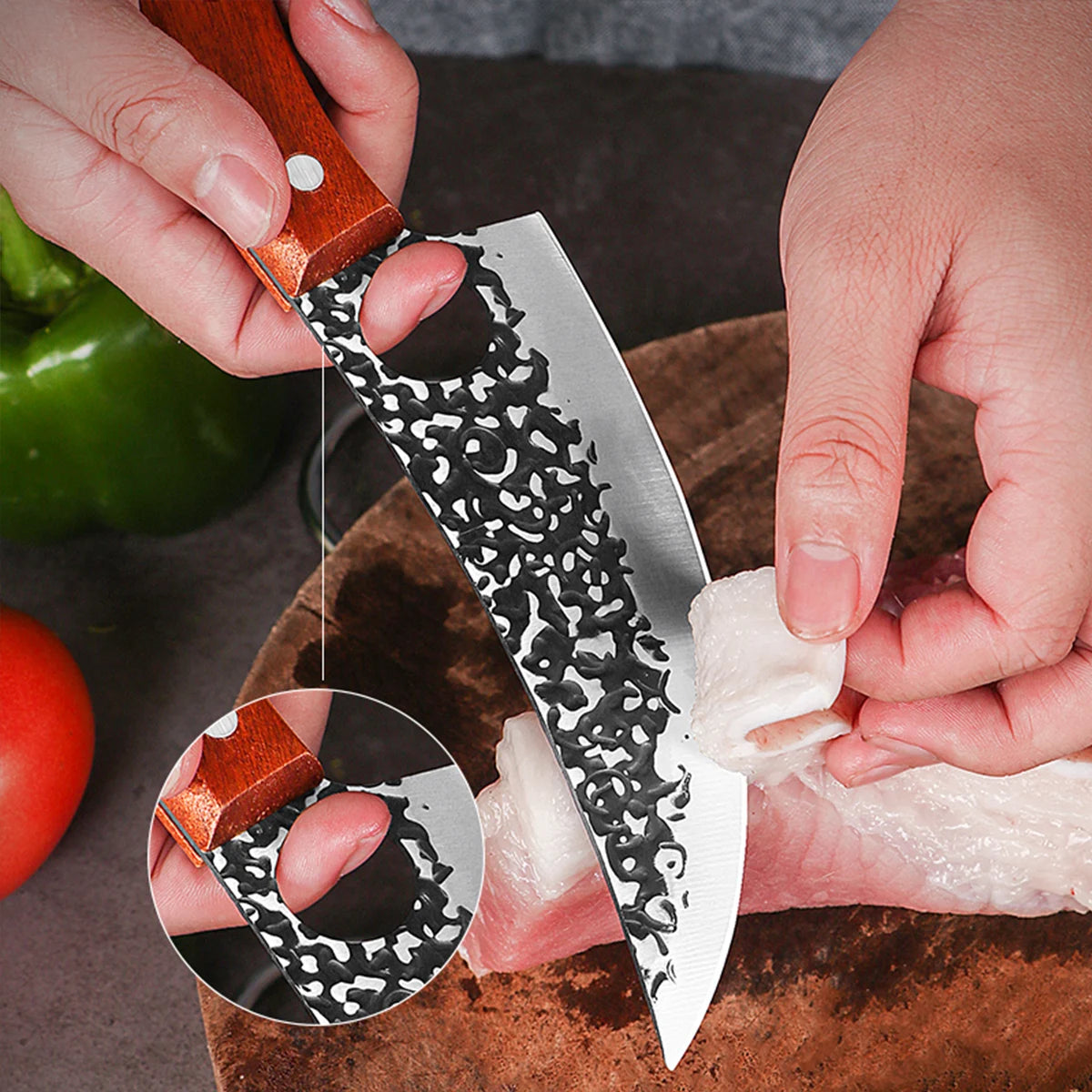 Hand-Forged Multi-Purpose Kitchen Knife