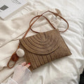 Handmade Straw Crossbody Bag