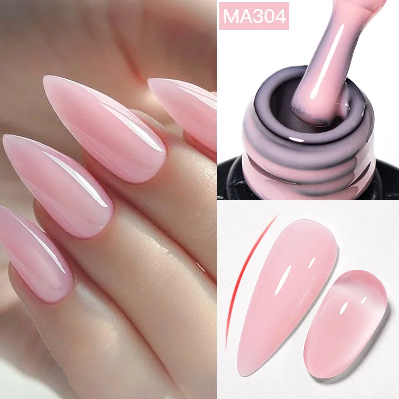 طلاء جل مييت أكروس بقاعدة مطاطية لامعة – 7 مل