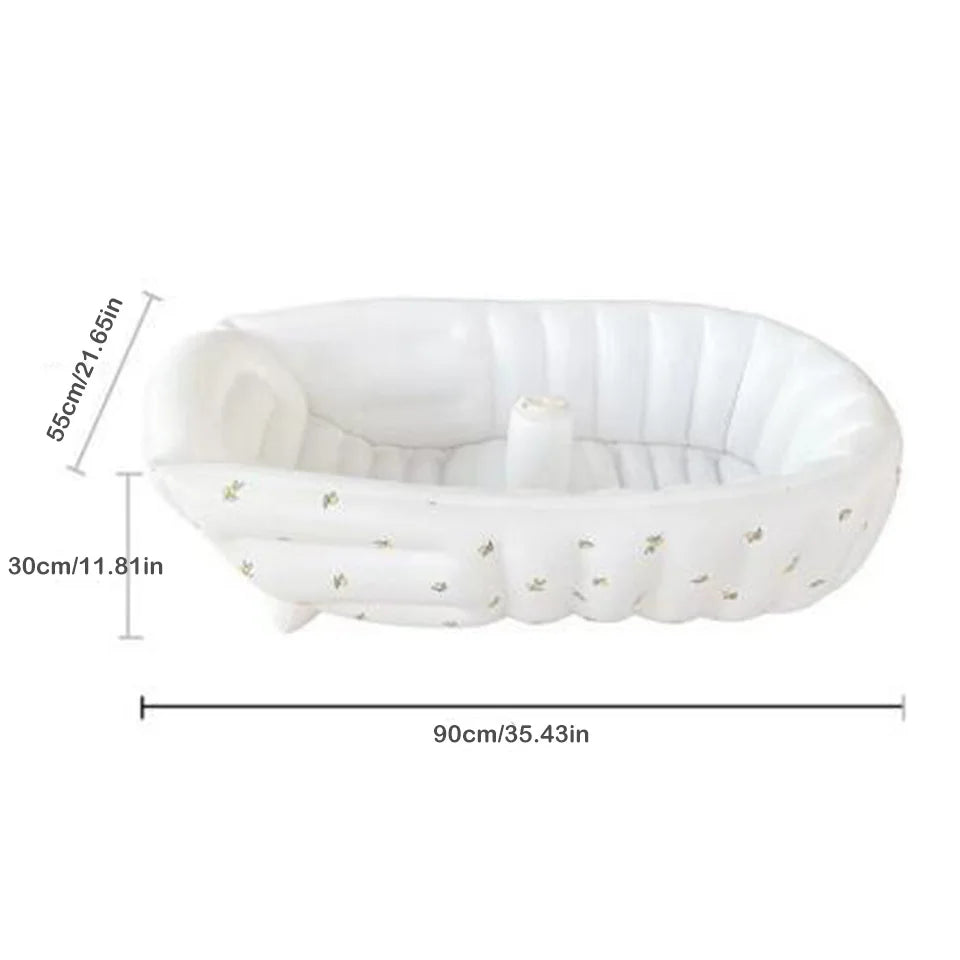 Inflatable Baby Swimming Pool & Bathtub