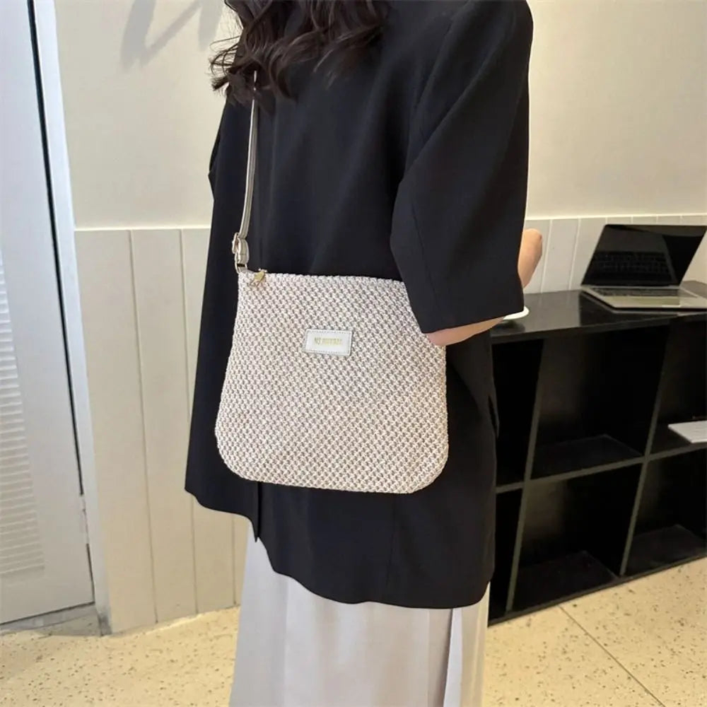 Women's Summer Straw Crossbody Bag