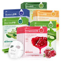 30-Piece Fresh Fruit Hydrating Face Mask Set