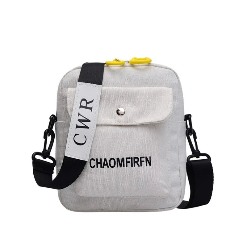 **Small Canvas Crossbody Bag**