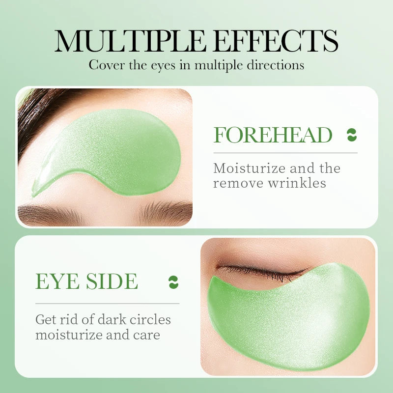 60-Piece Aloe Vera Collagen Eye Mask Set